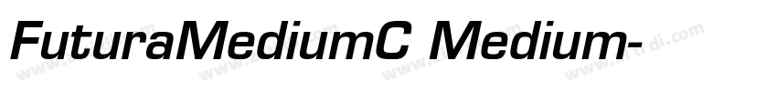 FuturaMediumC Medium字体转换